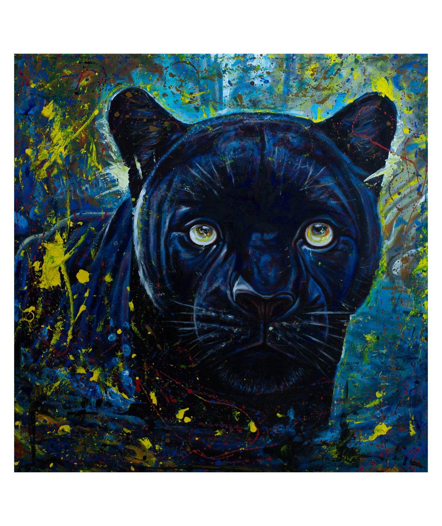 Abstract Black Panther